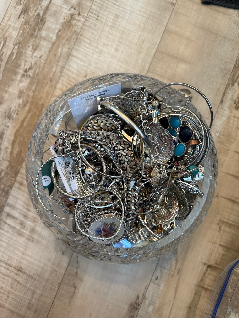 4 pounds silver mystery jewelry